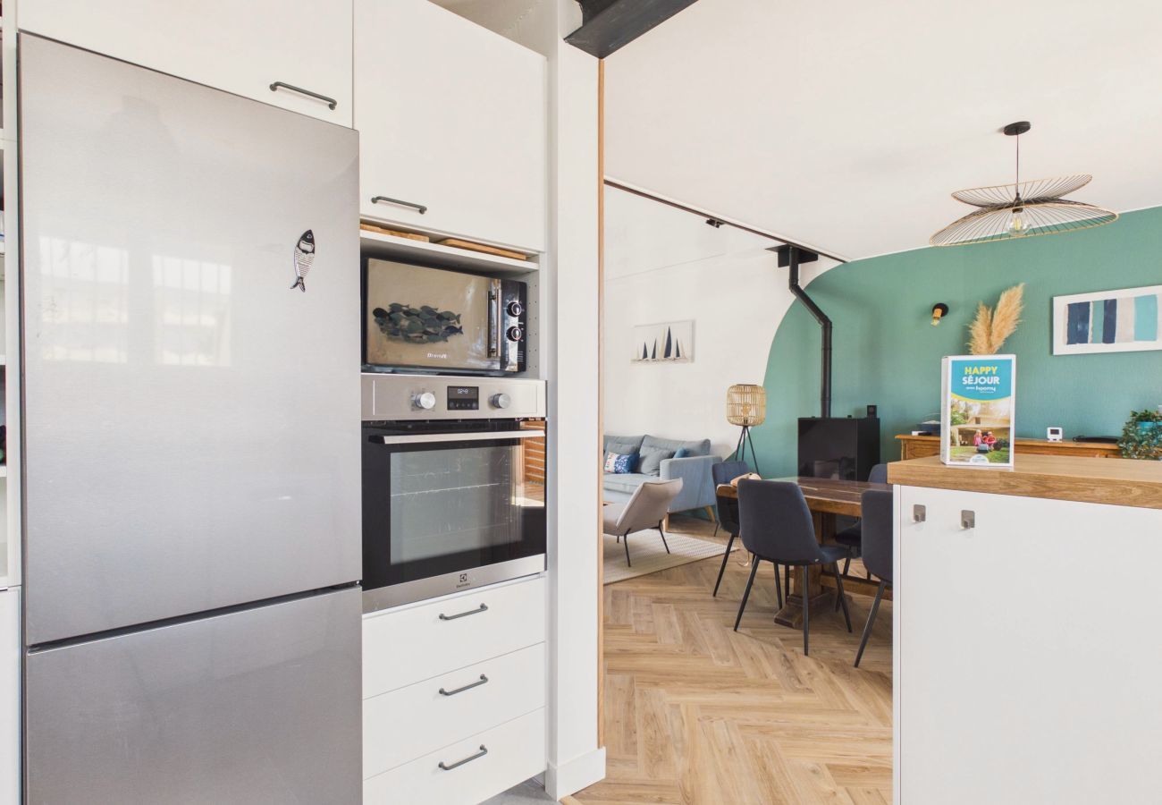 Ferienhaus in Erquy - Strand nebenan, Haus für 10 mit Garten
