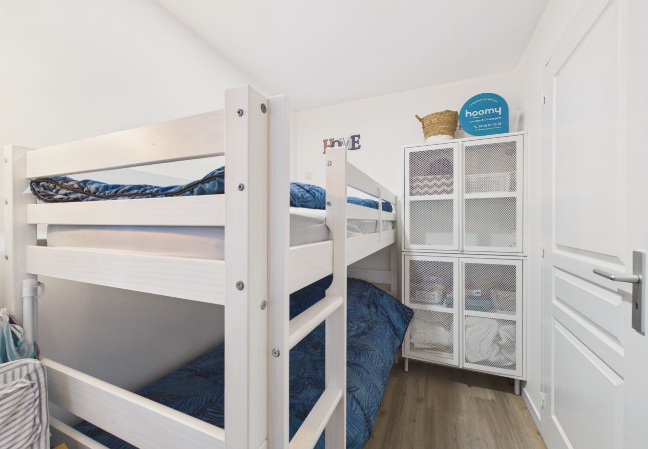 Ferienwohnung in Pléneuf-Val-André - Meerblick, strand nebenan, apartment für 4