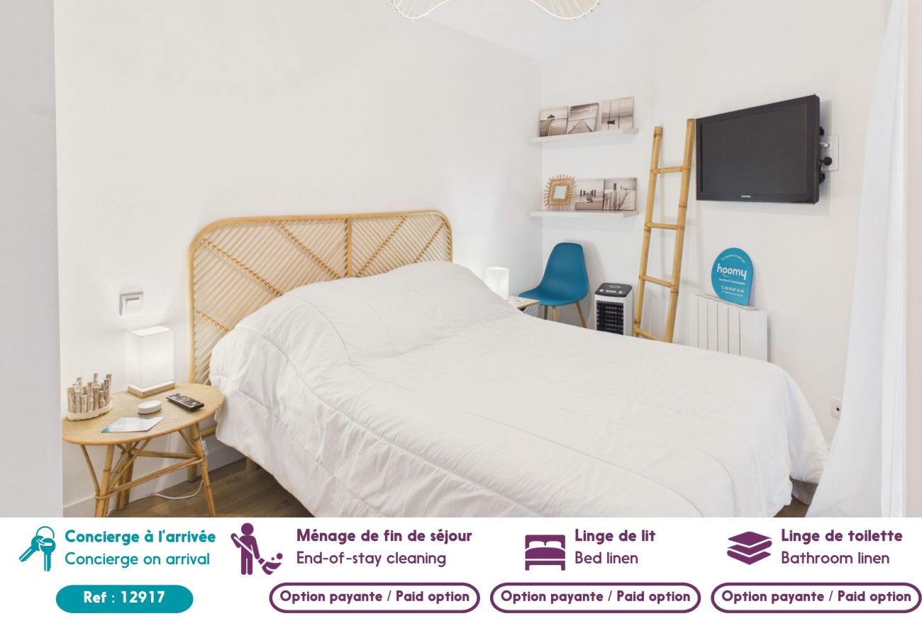 Ferienwohnung in Pléneuf-Val-André - Meerblick, strand nebenan, apartment für 4