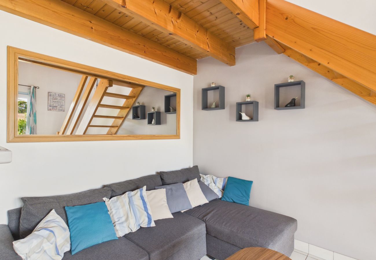 Ferienhaus in Saint-Hilaire-de-Riez - Strand nebenan, Haus mit Garten für 4