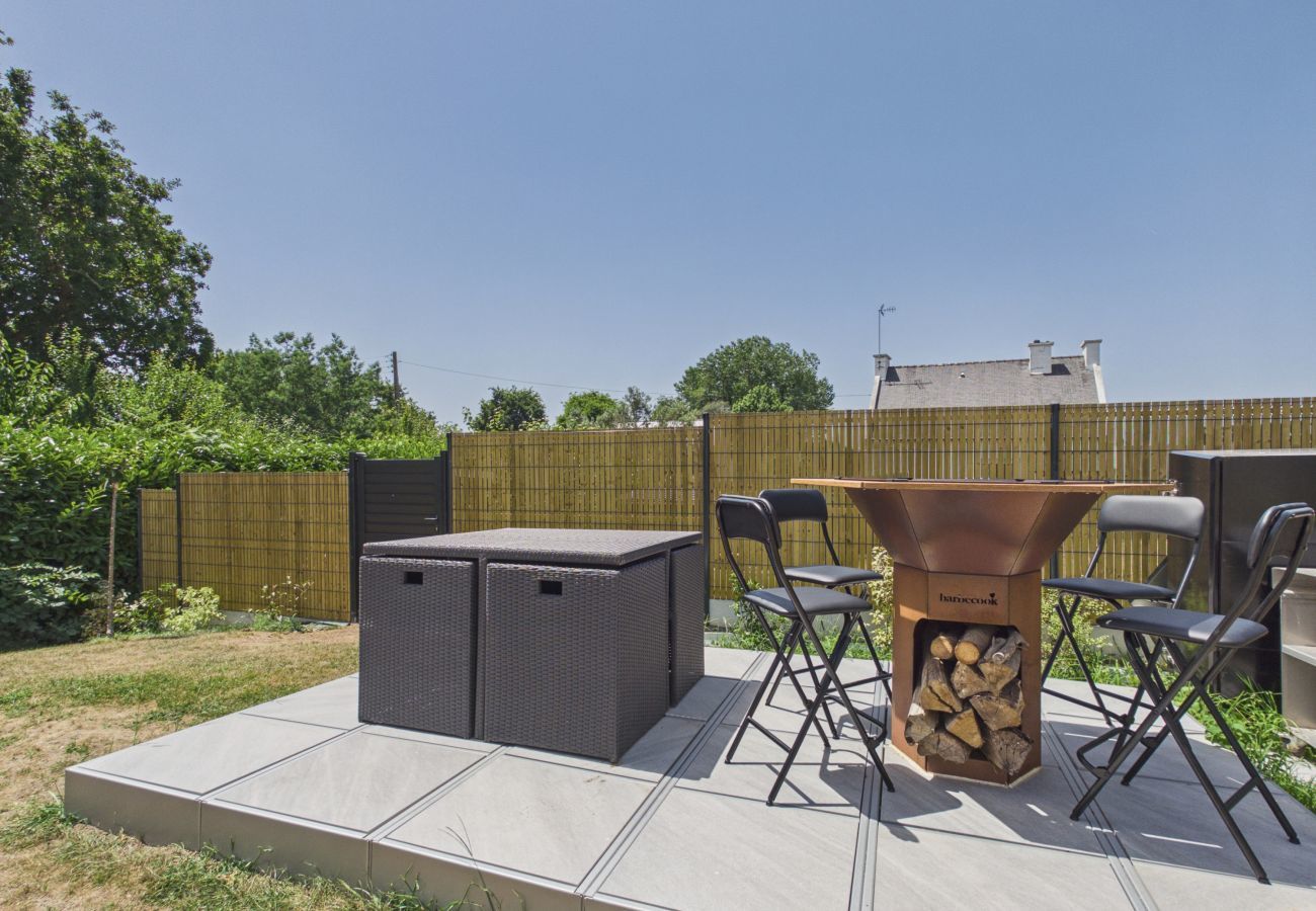 Ferienhaus in Trégunc - Haus 8 Pers mit Whirlpool, Garten, Terrasse