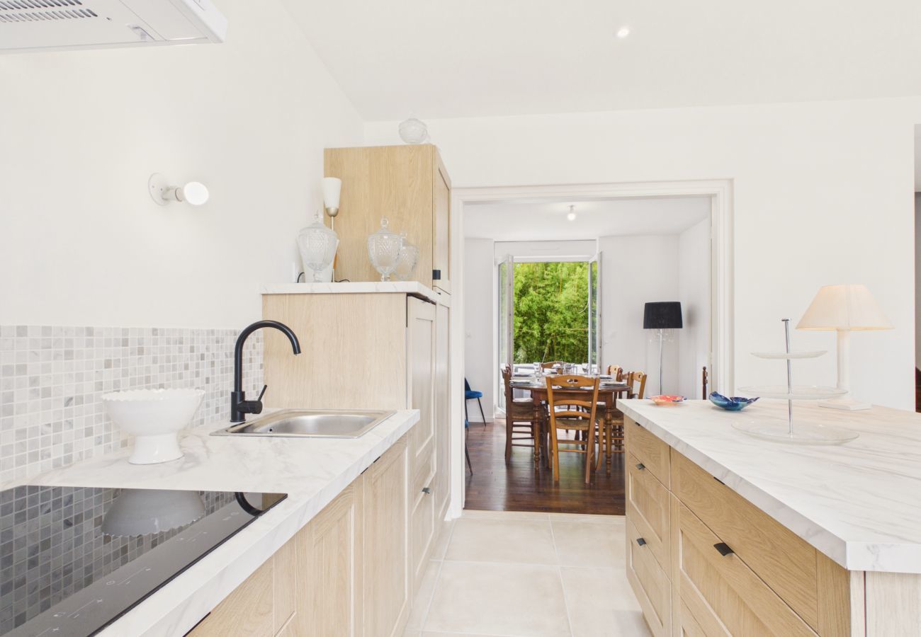 Ferienhaus in Guissény - Haus für 10 mit großem Garten nahe Strand