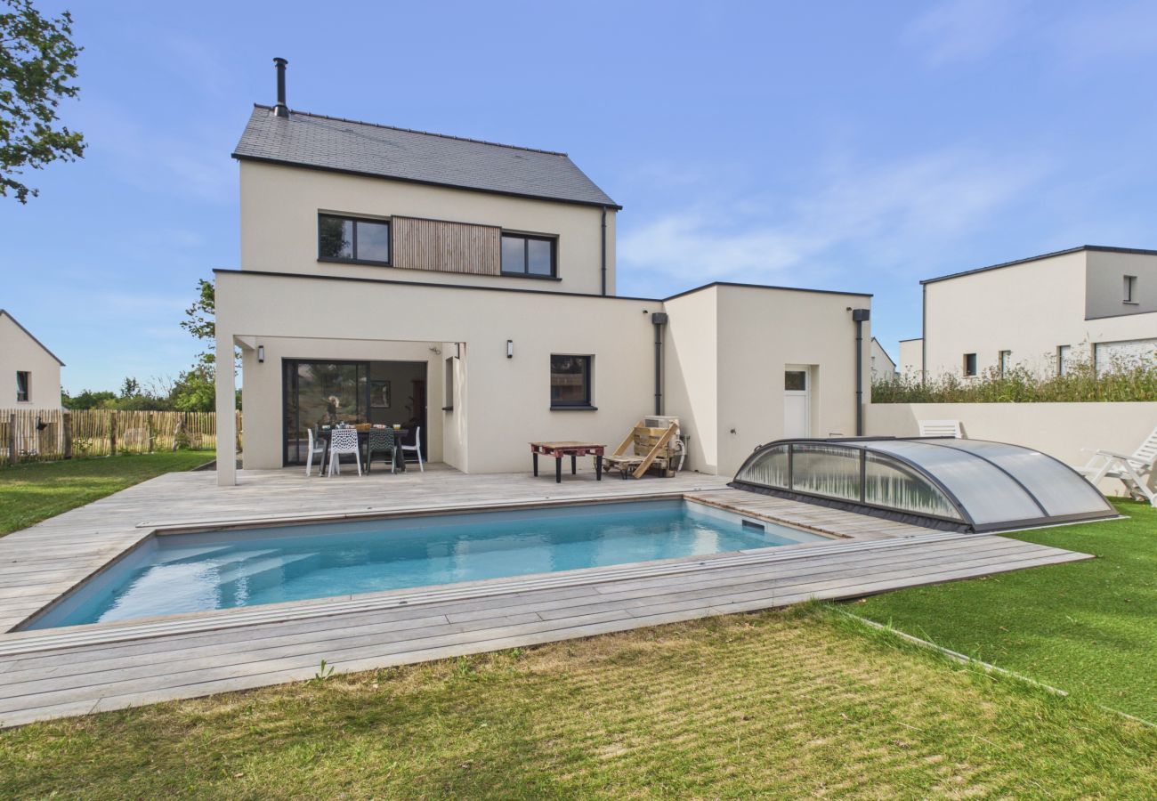 Ferienhaus in Pléneuf-Val-André - Komforthaus mit Garten & beheiztem Pool