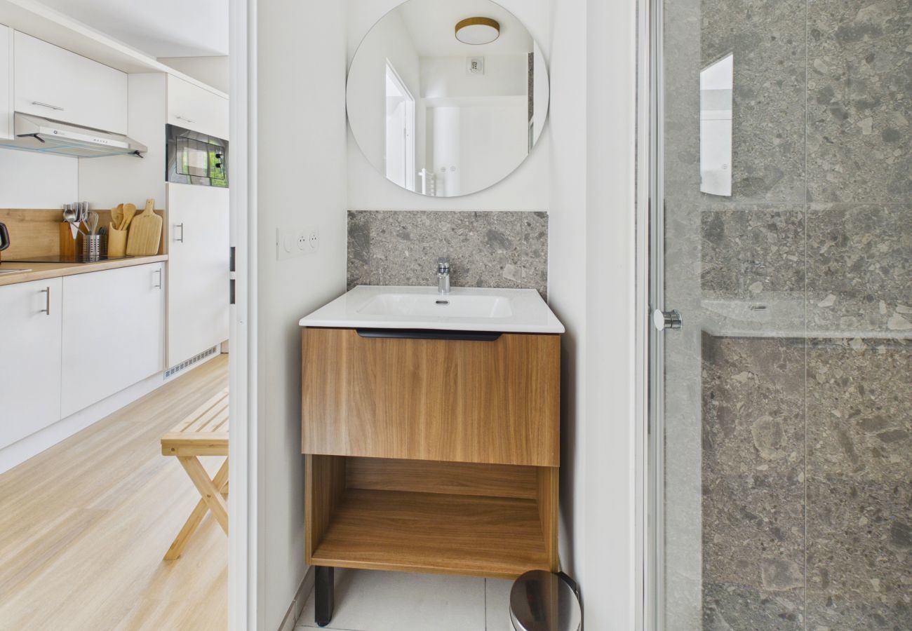 Studio in Biscarrosse - Byron Bay – Studio für 3 – Gemeinschaftspool