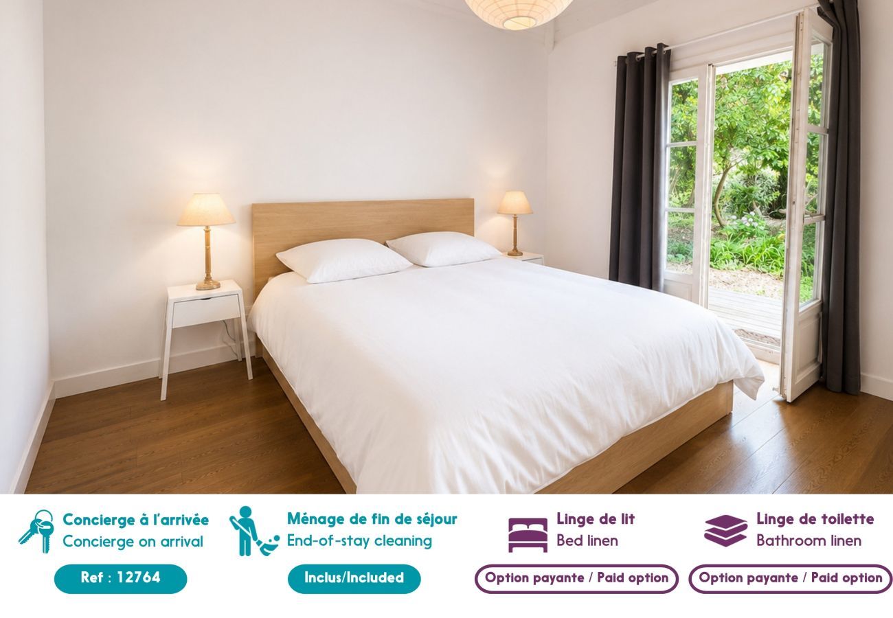 Ferienhaus in Noirmoutier-en-l´Ile - Strand 200m, Haus 8P, Garten & BBQ