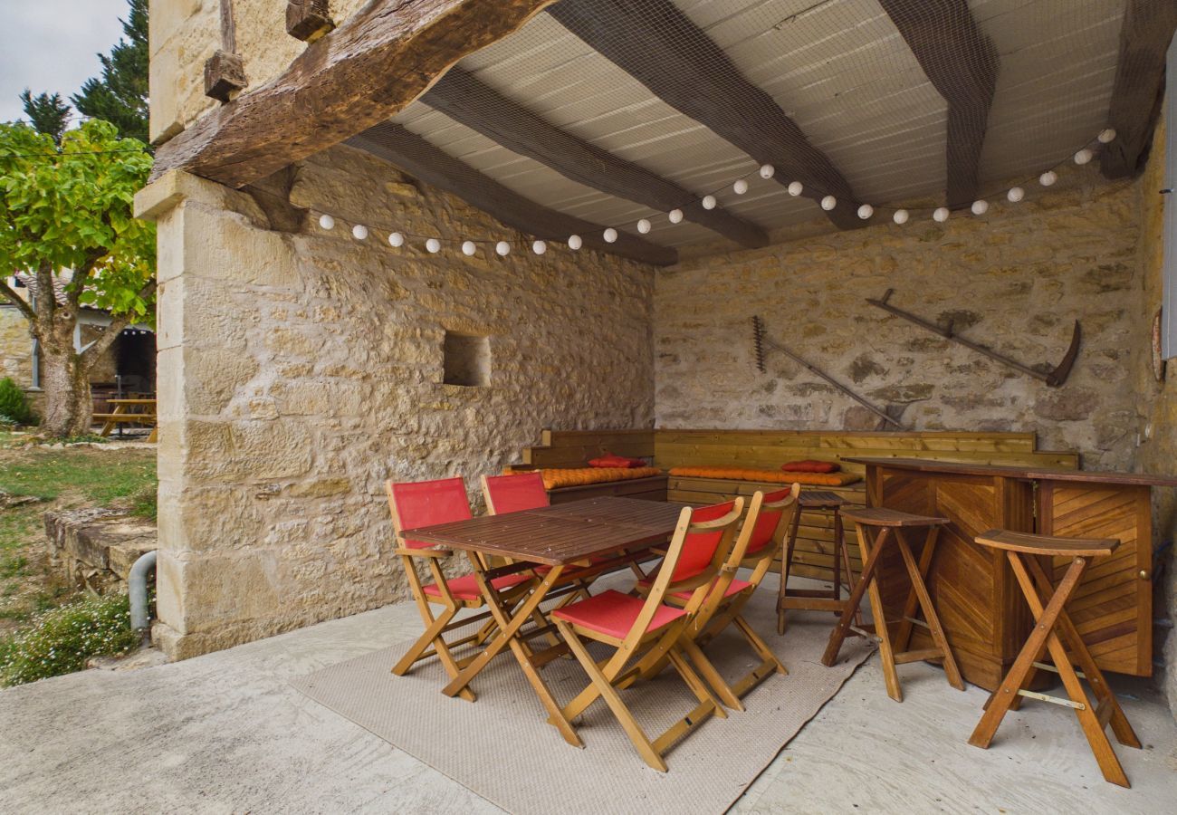 Ferienhaus in La Bachellerie - Casa para 8 personas con piscina climatizada