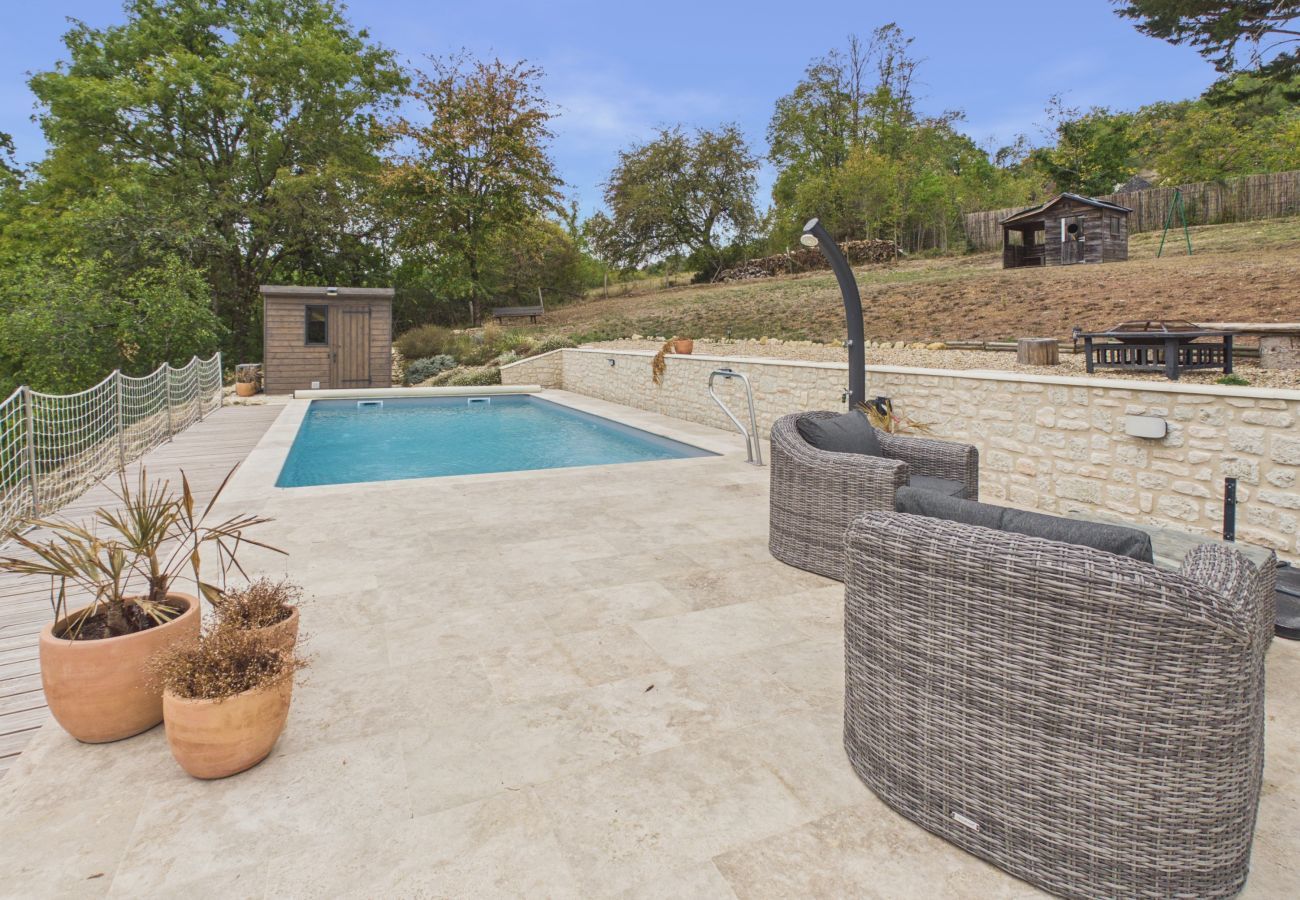 Ferienhaus in La Bachellerie - Casa para 8 personas con piscina climatizada