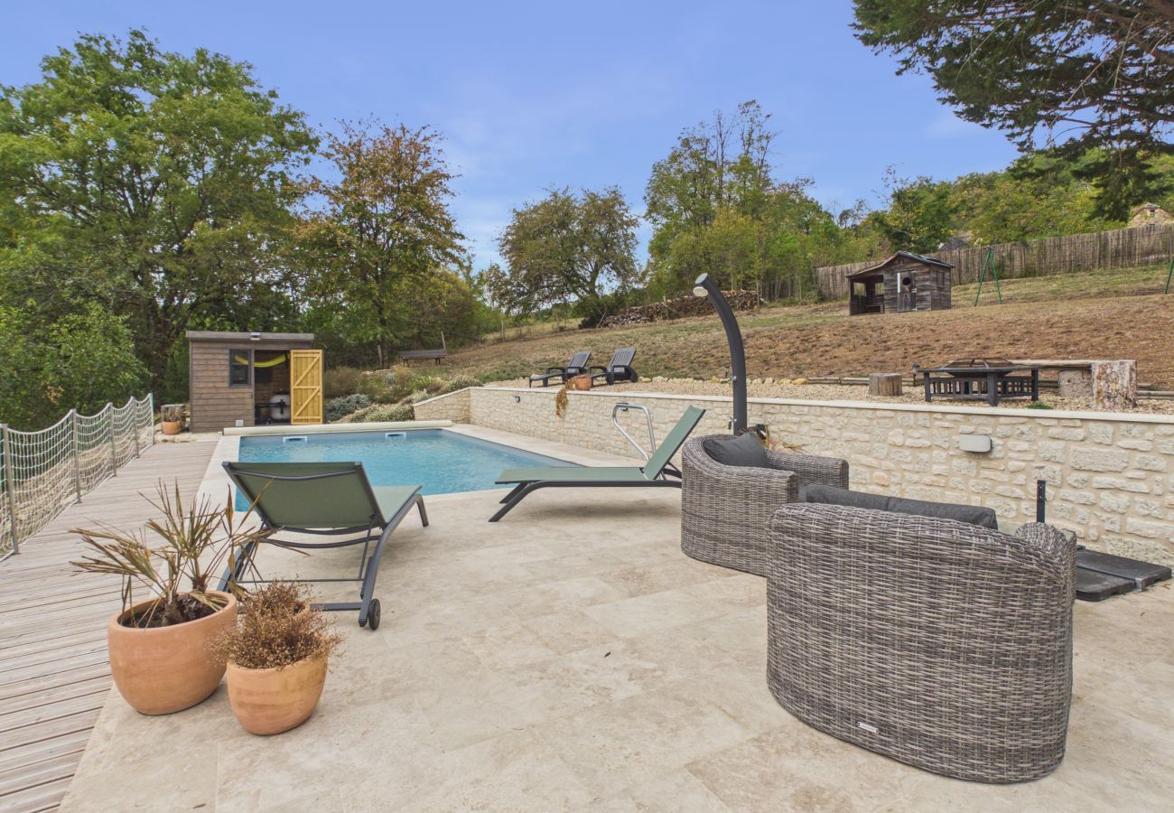 Ferienhaus in La Bachellerie - Casa para 8 personas con piscina climatizada