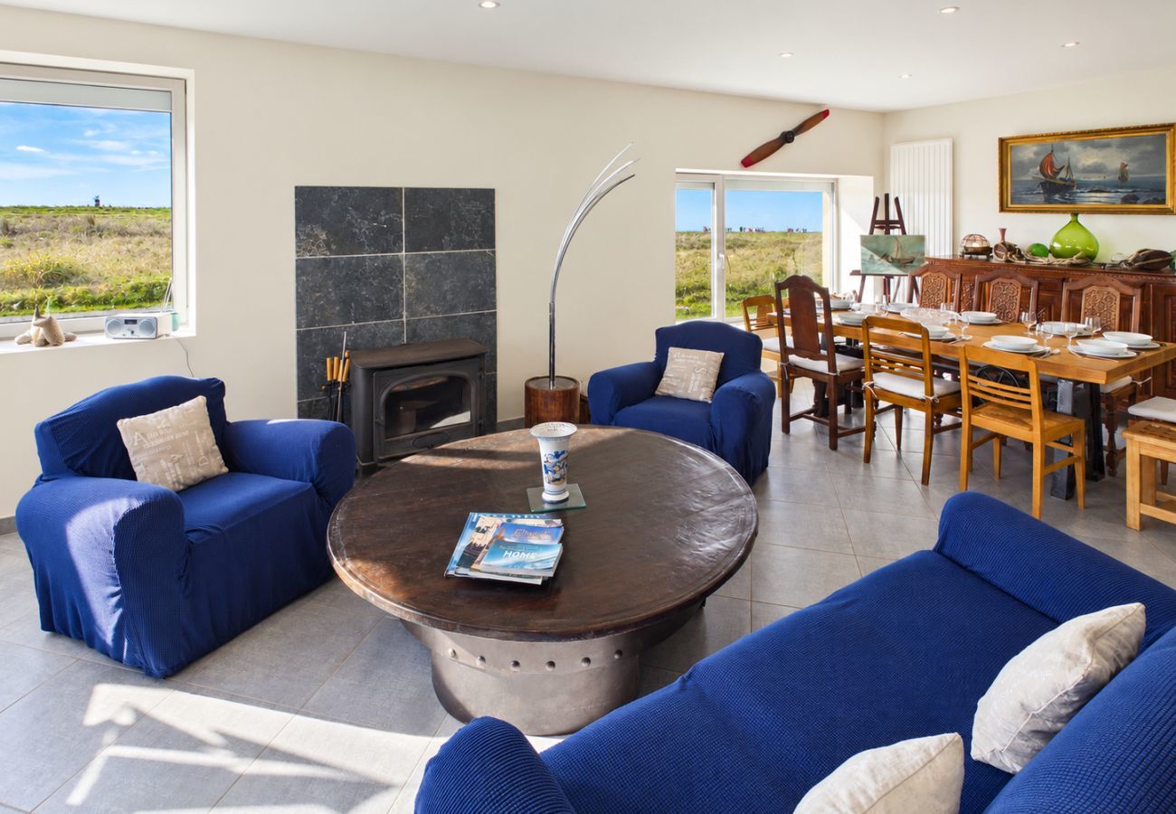 Ferienhaus in Penmarch - Meerblick, strandnah, Haus & Garten, 10 Pers
