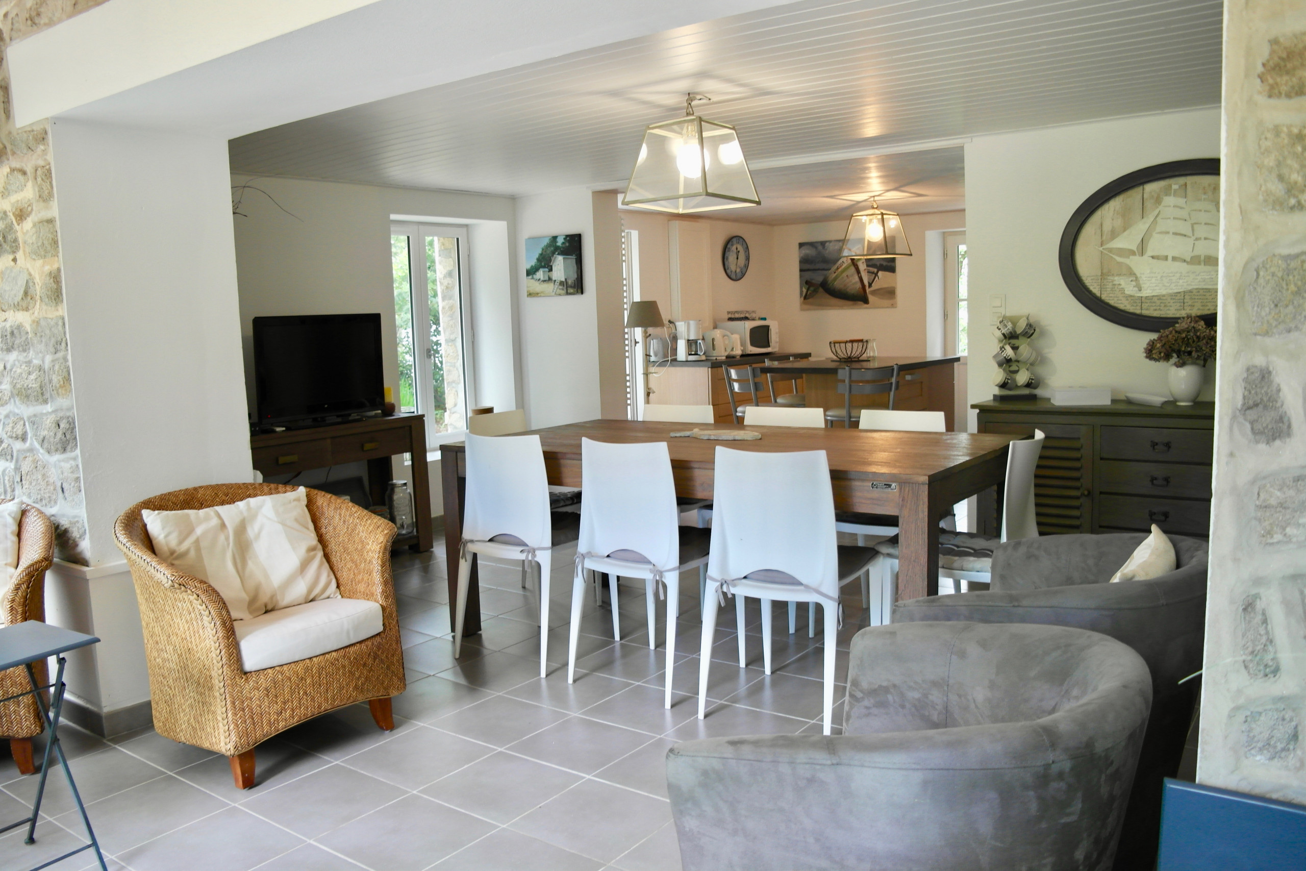  in Noirmoutier-en-l´Ile - 700m from Plage des Dames - House for 9