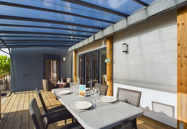 Chalet in Bretignolles-sur-Mer - Beautiful Chalet for 4 people - Heated pool access Chalet in Bretignolles-sur-Mer - Beautiful Chalet for 4 people - Heated pool access