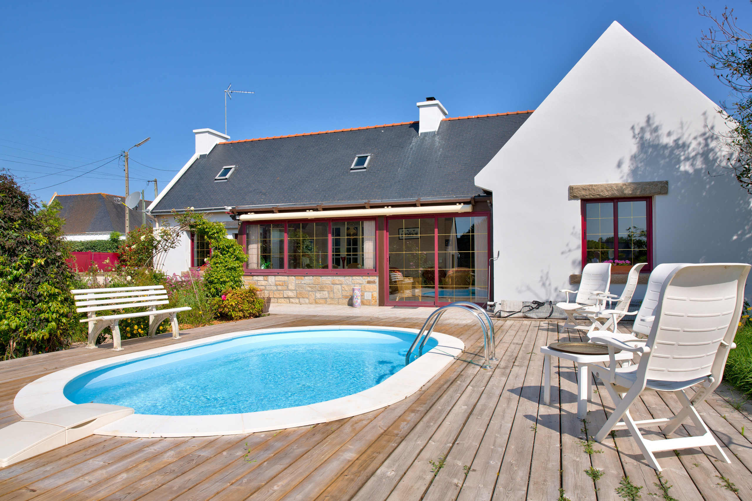  in Plomeur - House with swimming pool for 5 persons