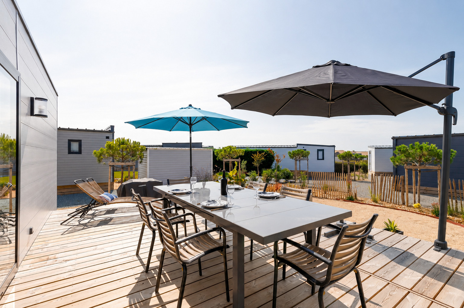 Villa in Bretignolles-sur-Mer - Chalet for 6 in a residence with swimming pool
