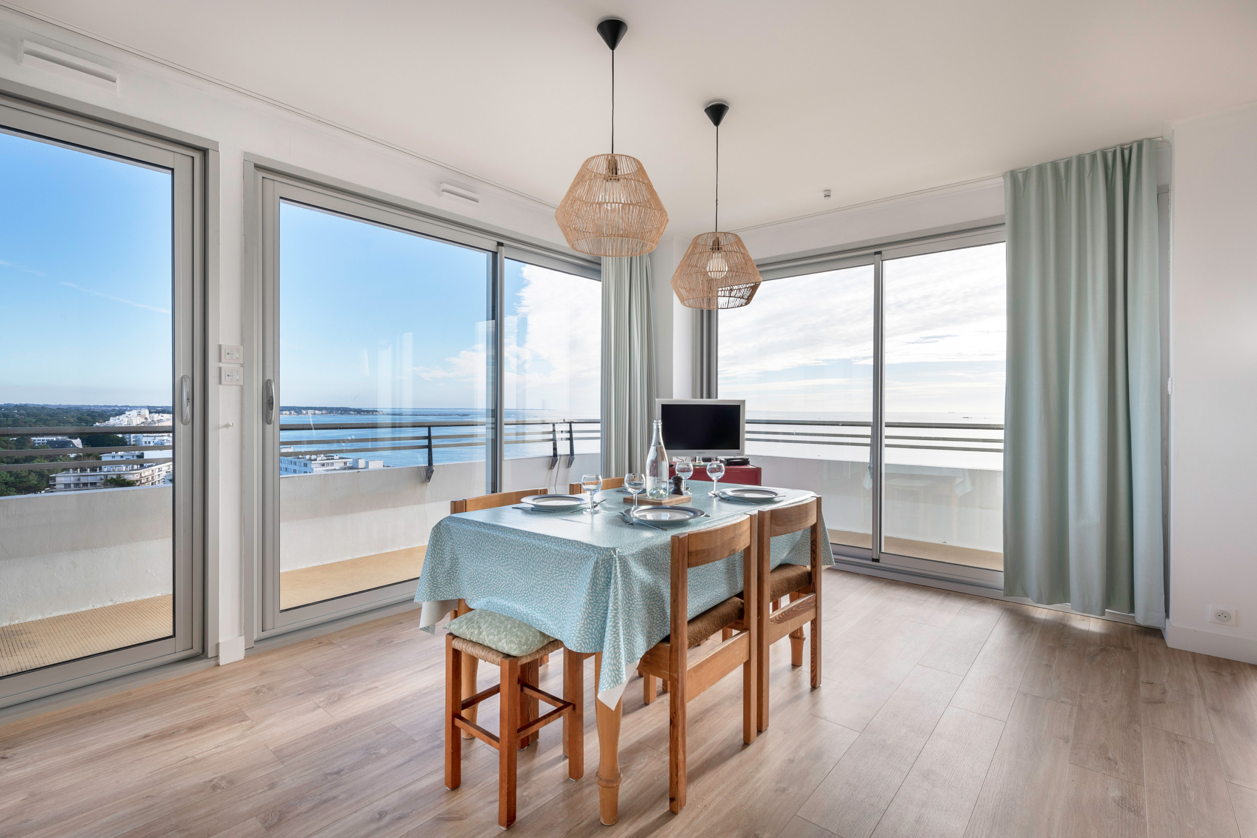  in La Baule-Escoublac - Superb balcony - View of the Bay of La Baule 