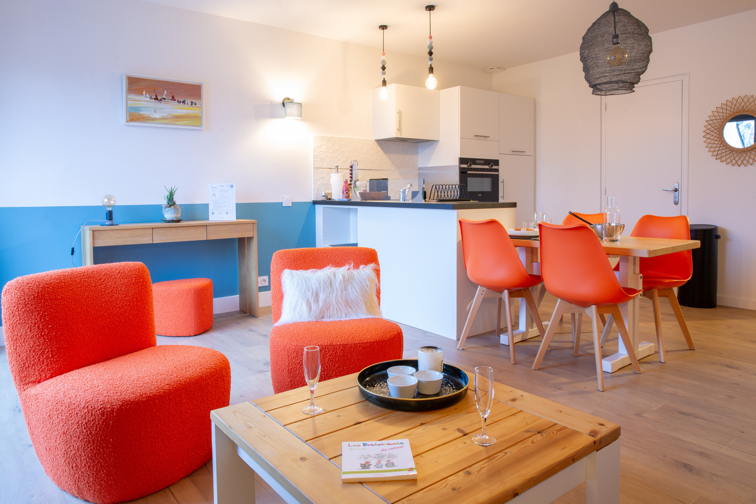  in Fouesnant - 350m 400m la Cale de Beg Meil's beach, flat for 2
