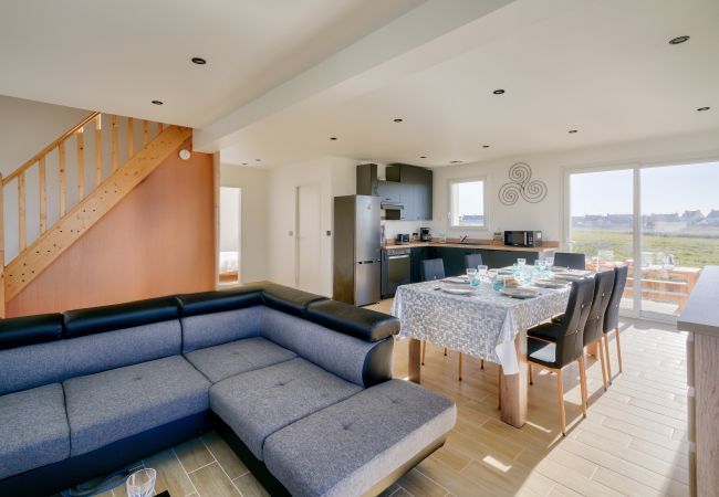 House in Penmarch - Breton stay for 7 with view of Eckmühl lighthouse