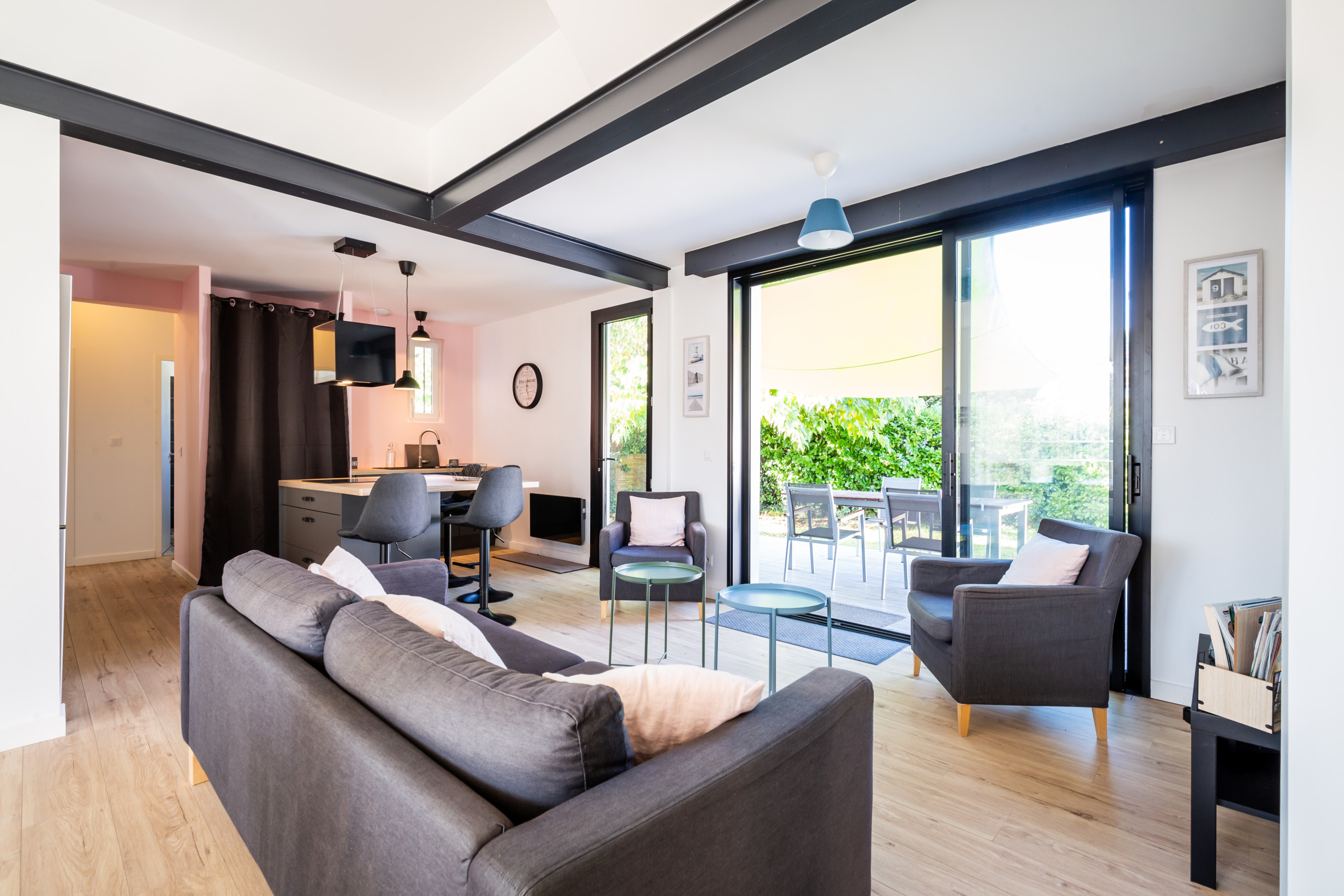  in Andernos-les-Bains - 150m from the beach, house with garden for 9