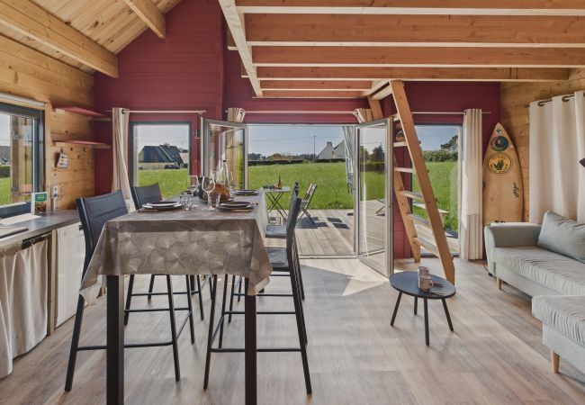 Chalet in Penmarch - 650m Ster beach, chalet - terrace for 4 Chalet in Penmarch - 650m Ster beach, chalet - terrace for 4