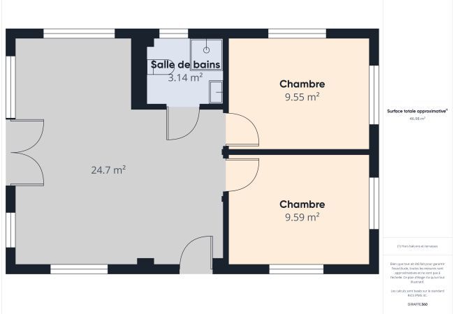 Chalet in Penmarch - 650m Ster beach, chalet - terrace for 4 Chalet in Penmarch - 650m Ster beach, chalet - terrace for 4