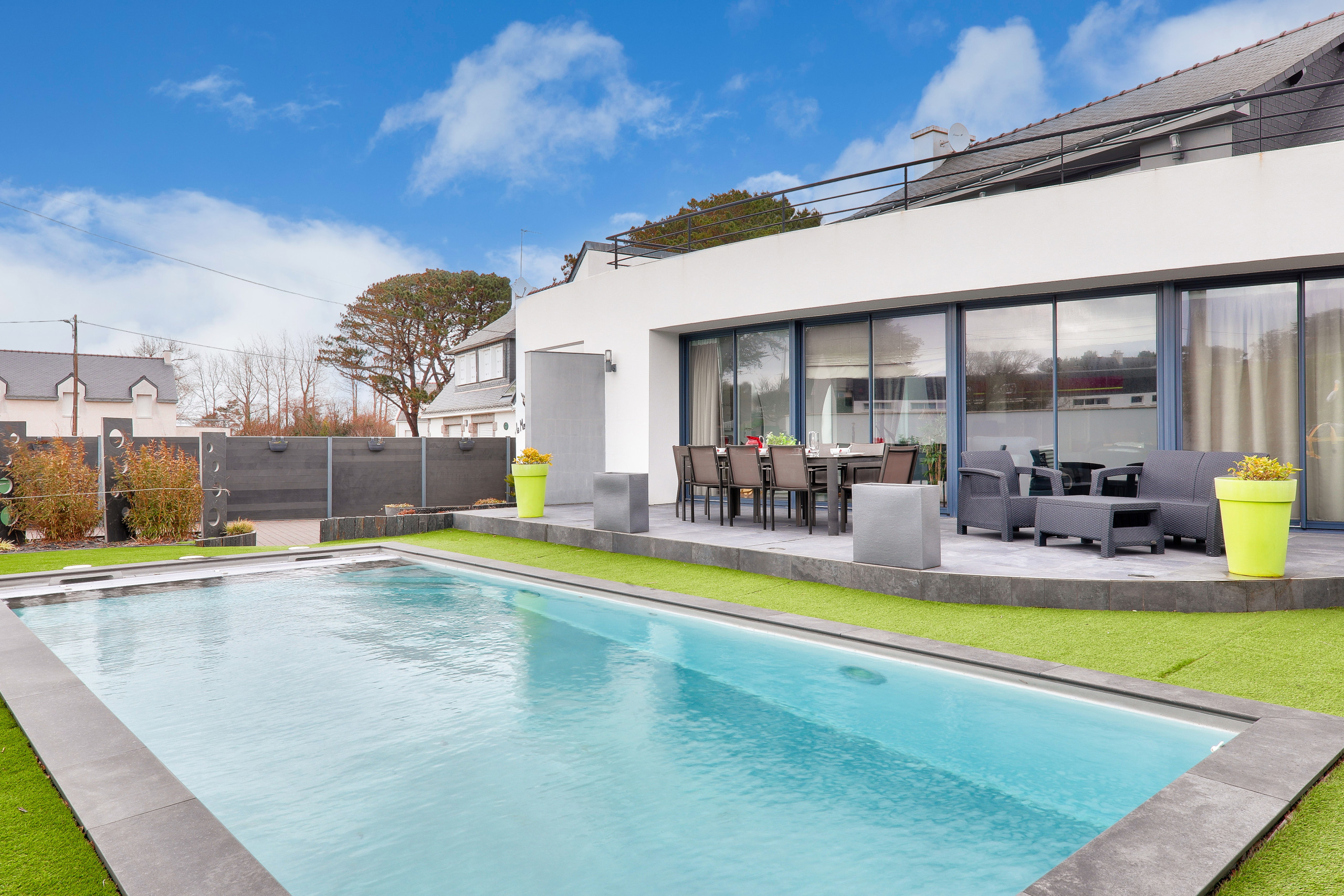  in Saint-Pierre-Quiberon - House for 8 -Pool - 550 m from the beach