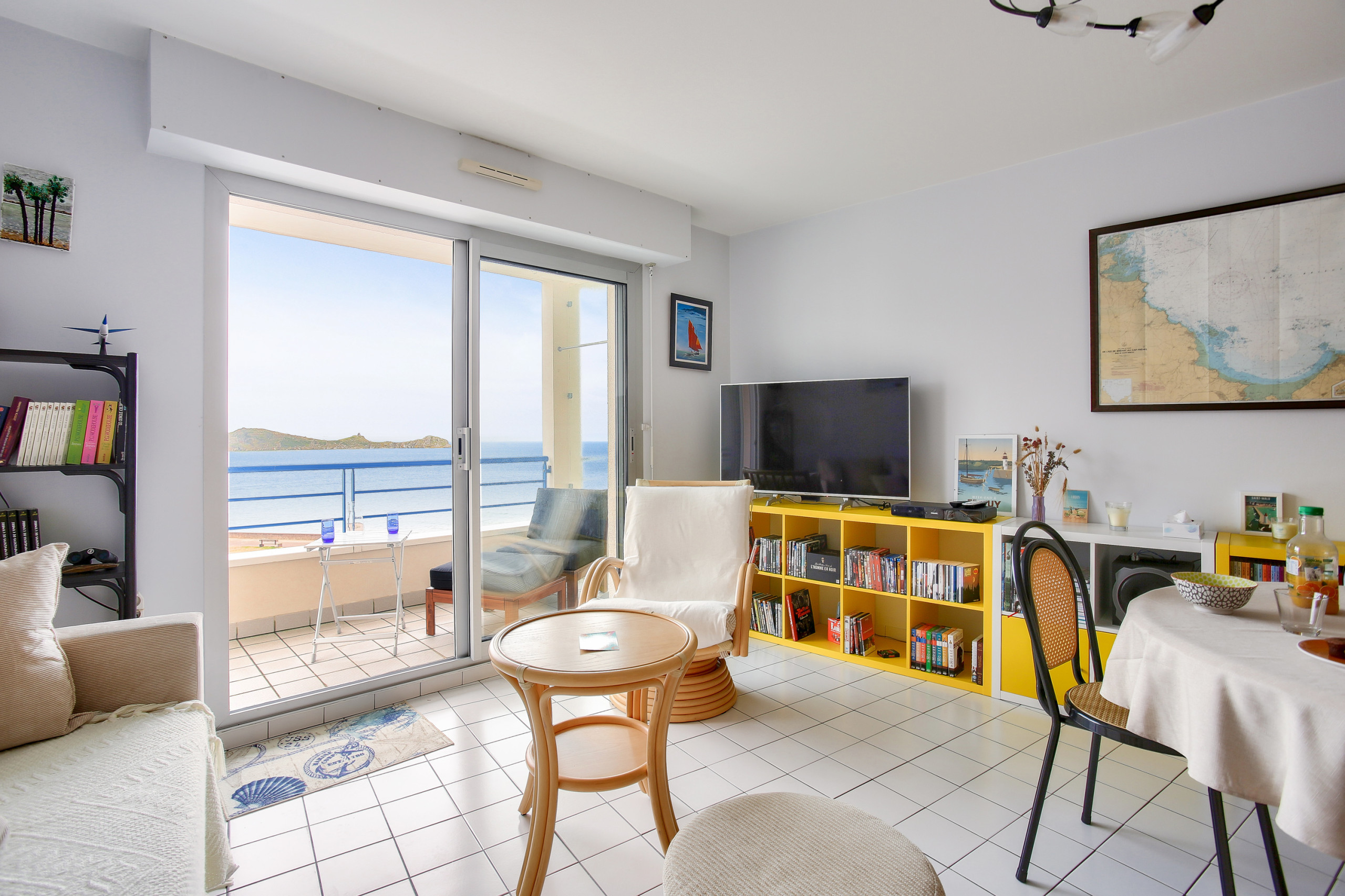  in Erquy - Seaview at 50m beach - Erquy- Flat for 4