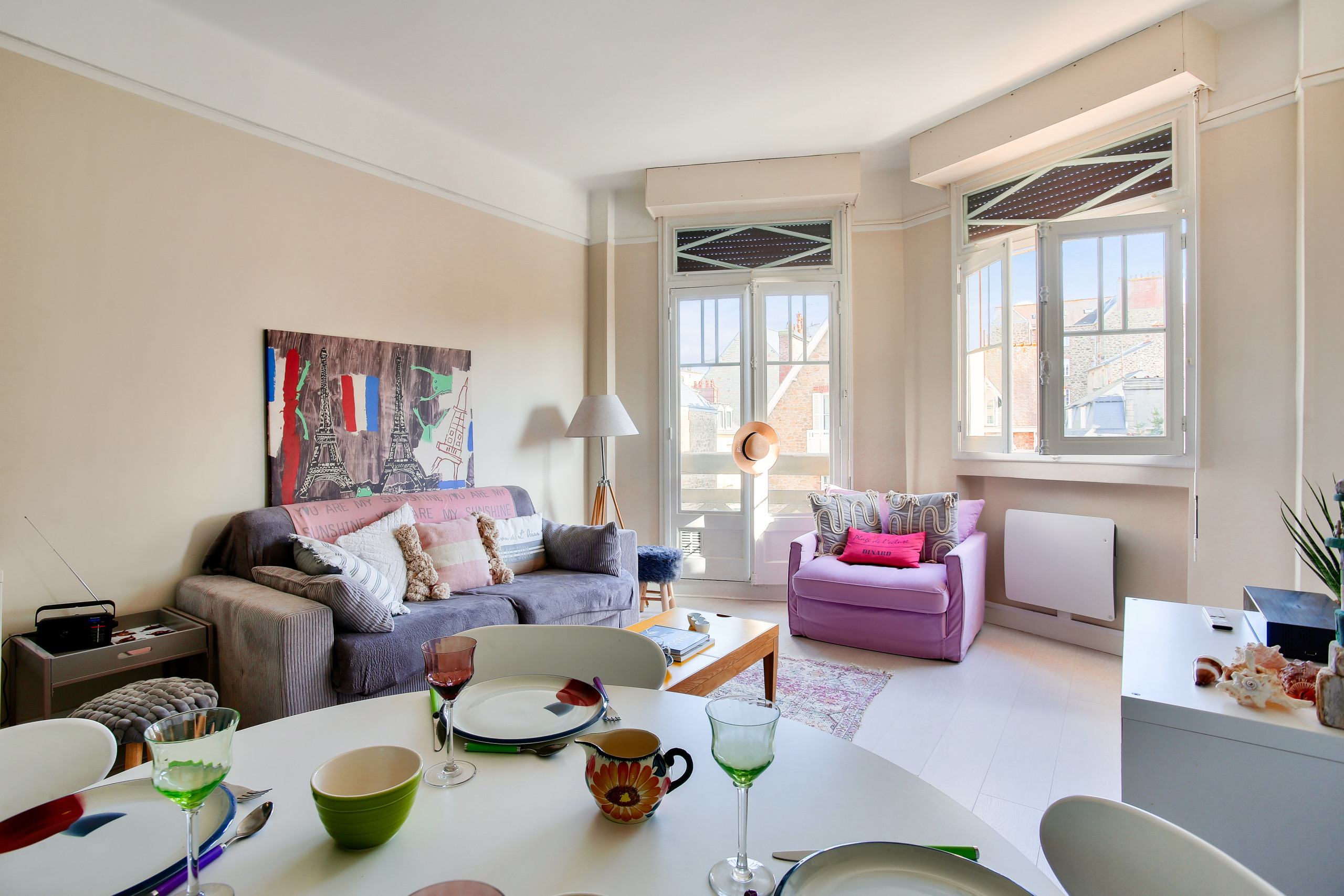  in Dinard - 200m L'Écluse beach - Dinard- Flat for 2
