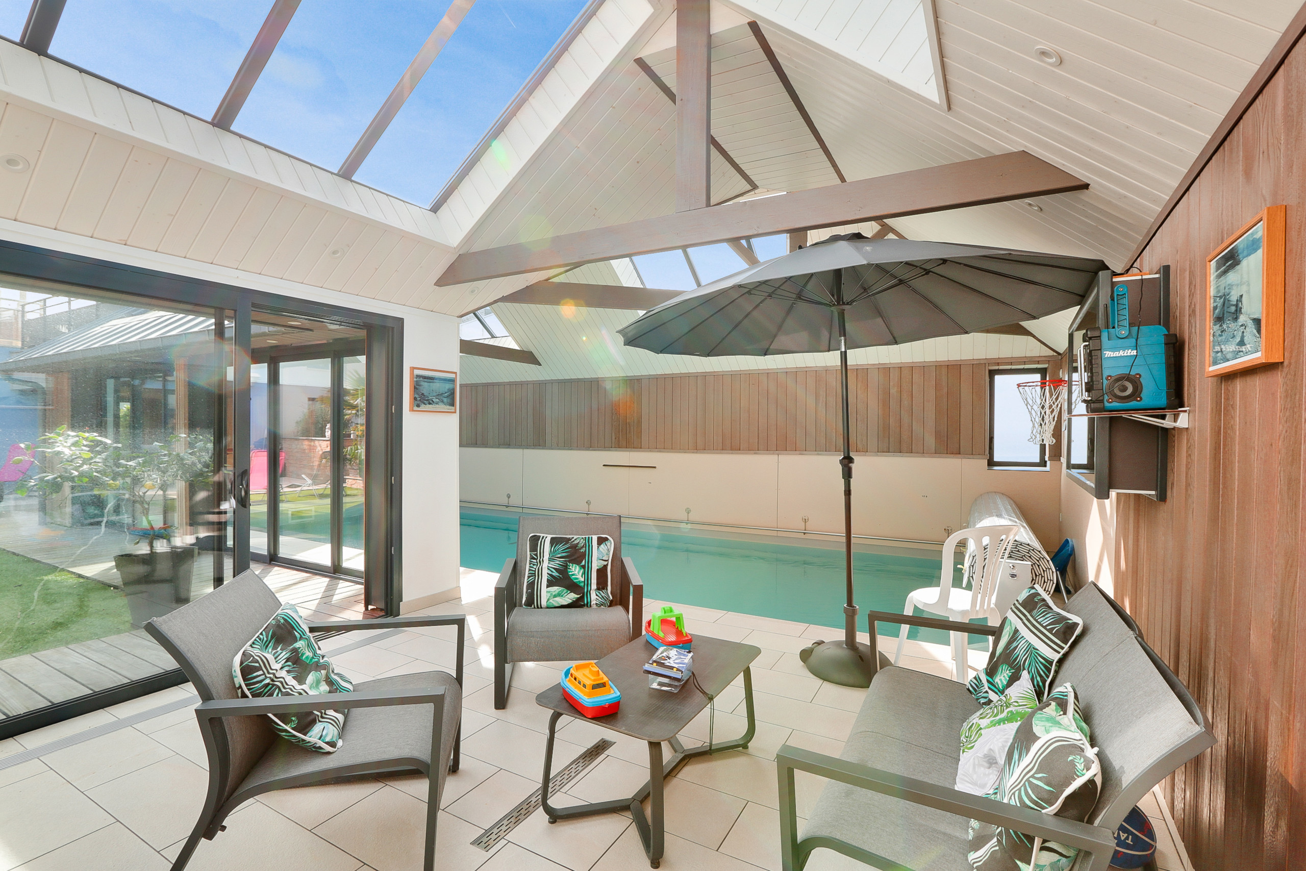  in Erquy - La Maison Bleue - Erquy - Covered Pool