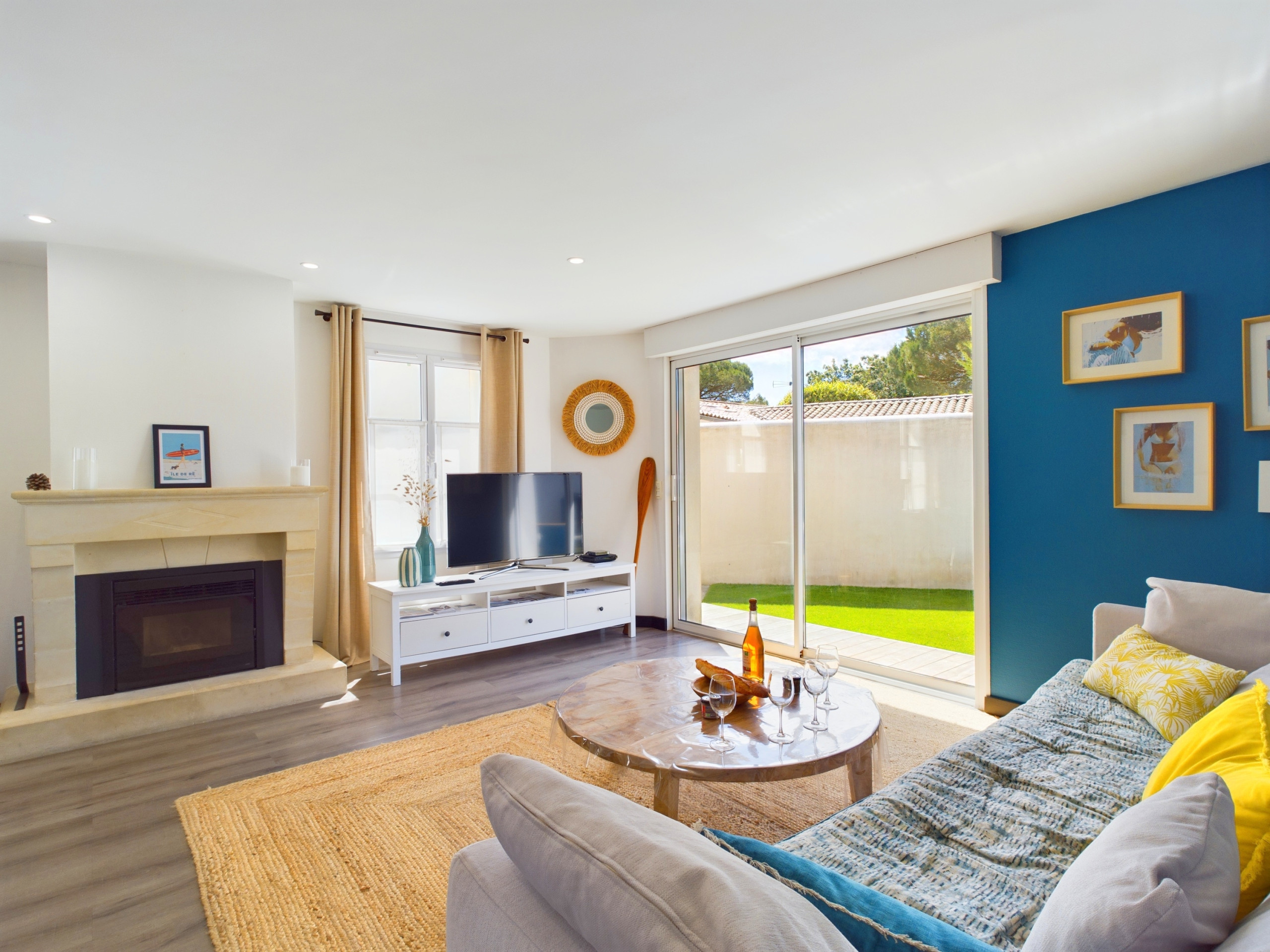  in La Flotte - Quiet house for 6 - 850m plage de la Clavette