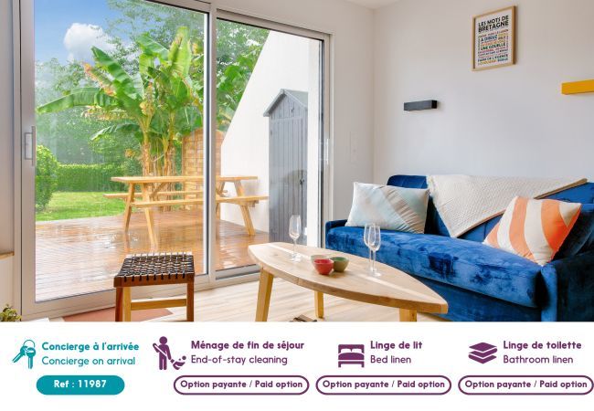 House in Fouesnant - House for 4 - Garden and terrace - Fouesnant House in Fouesnant - House for 4 - Garden and terrace - Fouesnant