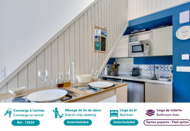 Studio in Dinard - 250m from the beach - Studio for 2 - Balcony Studio in Dinard - 250m from the beach - Studio for 2 - Balcony