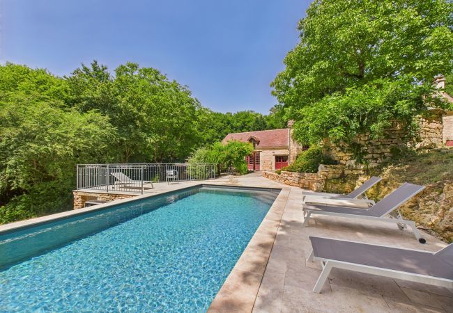 House in Salignac-Eyvigues - Salignac-Eyvigues, house for 7 with pool