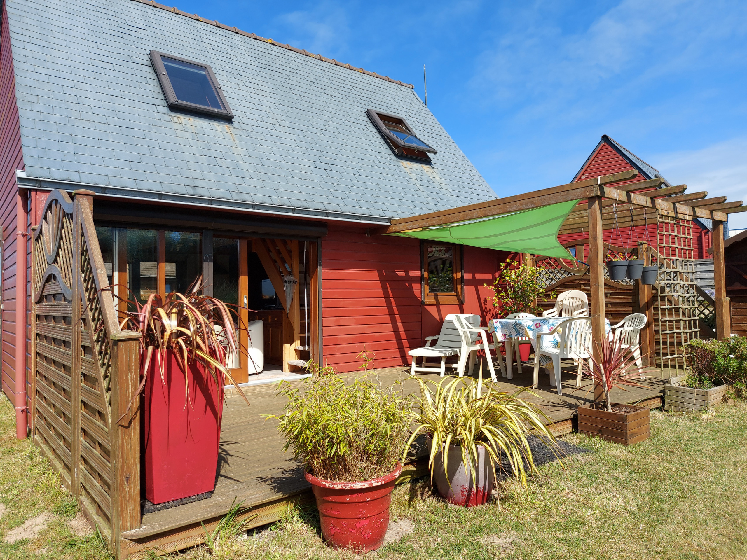  in Plouguerneau - 100m from the beach, house on the dune for 5