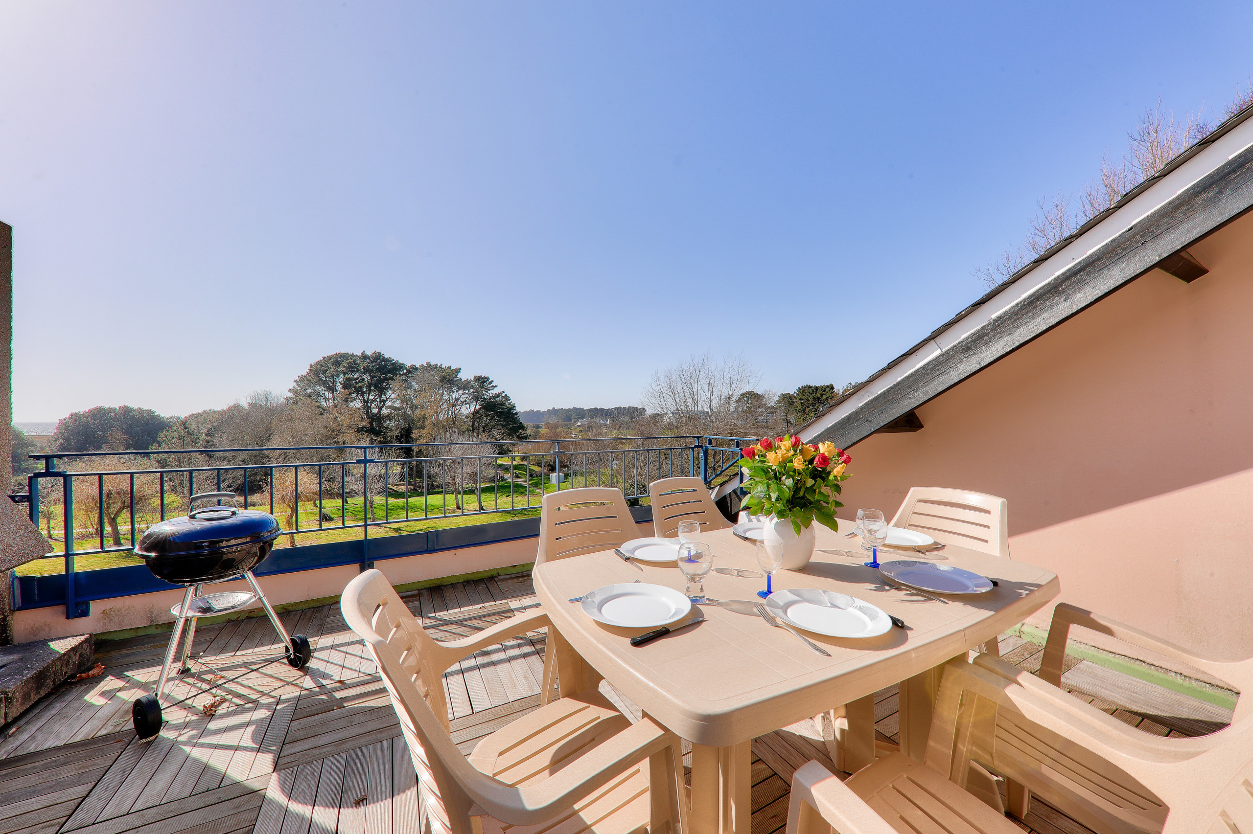  in Arzon - Flat with terrace sea view for 6 - Arzon