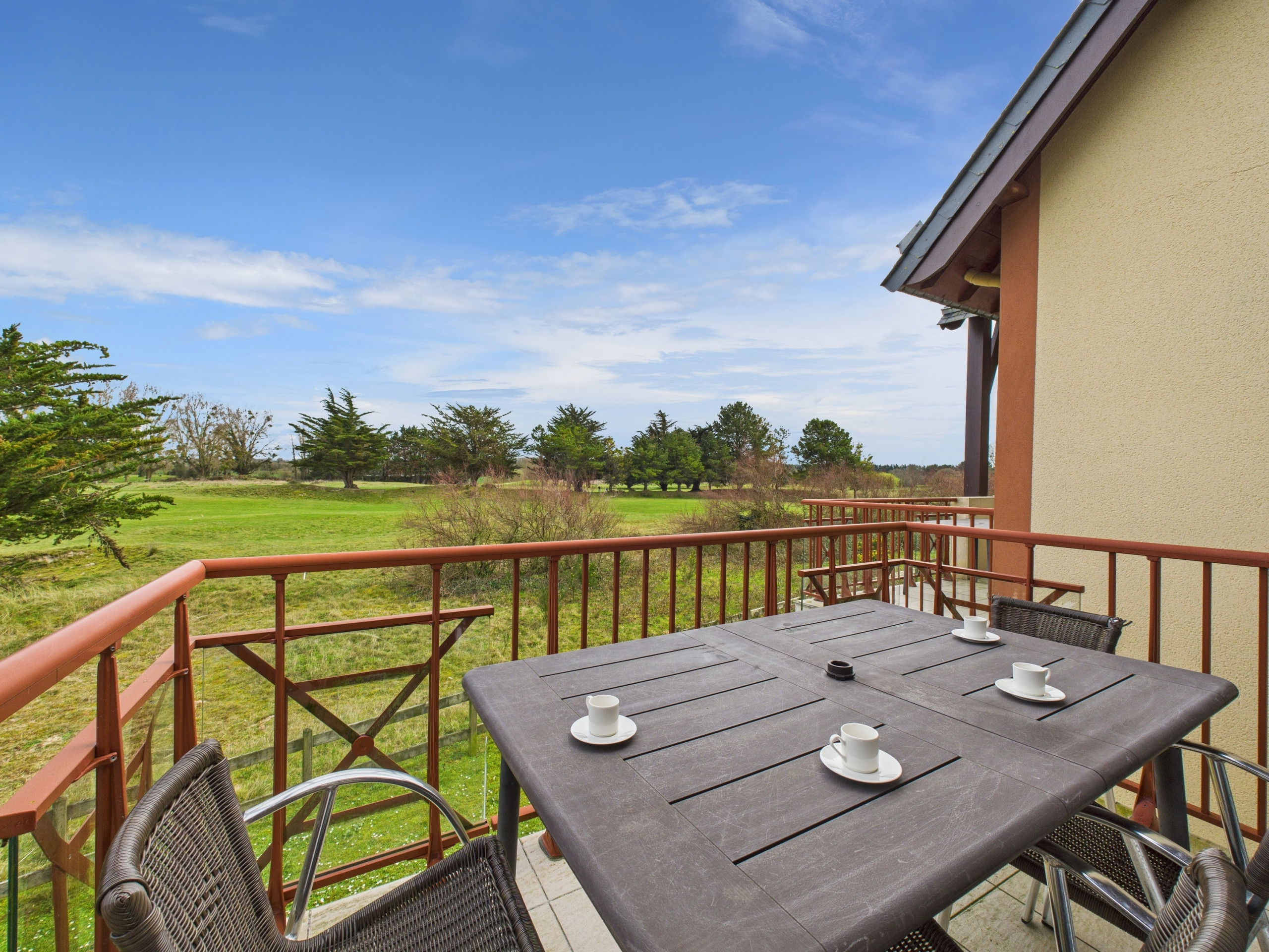  in Fréhel - View of Fréhel Golf Course - Heated swimming pool