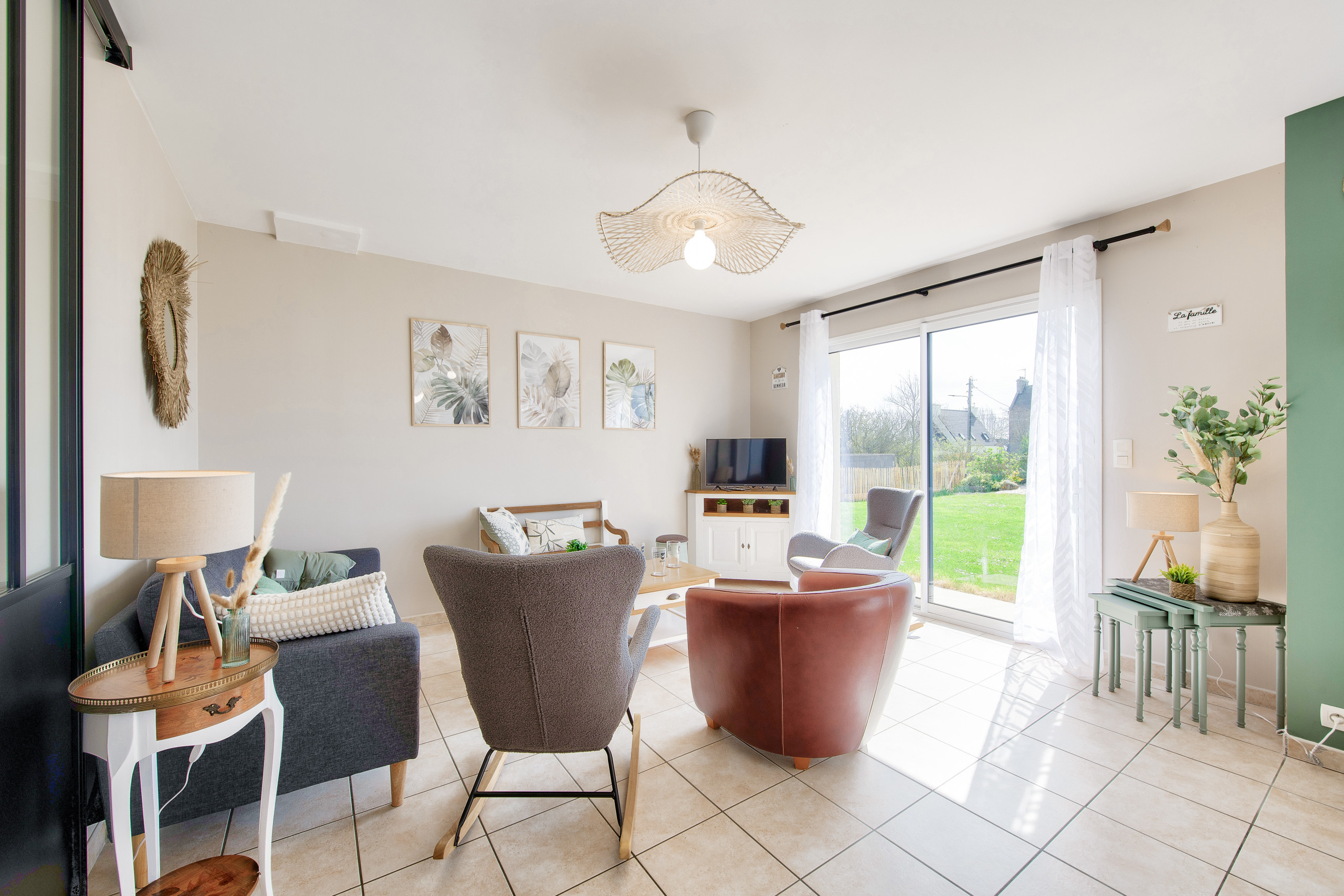  in Plouguerneau - House for 6 with garden 500 m from the beach