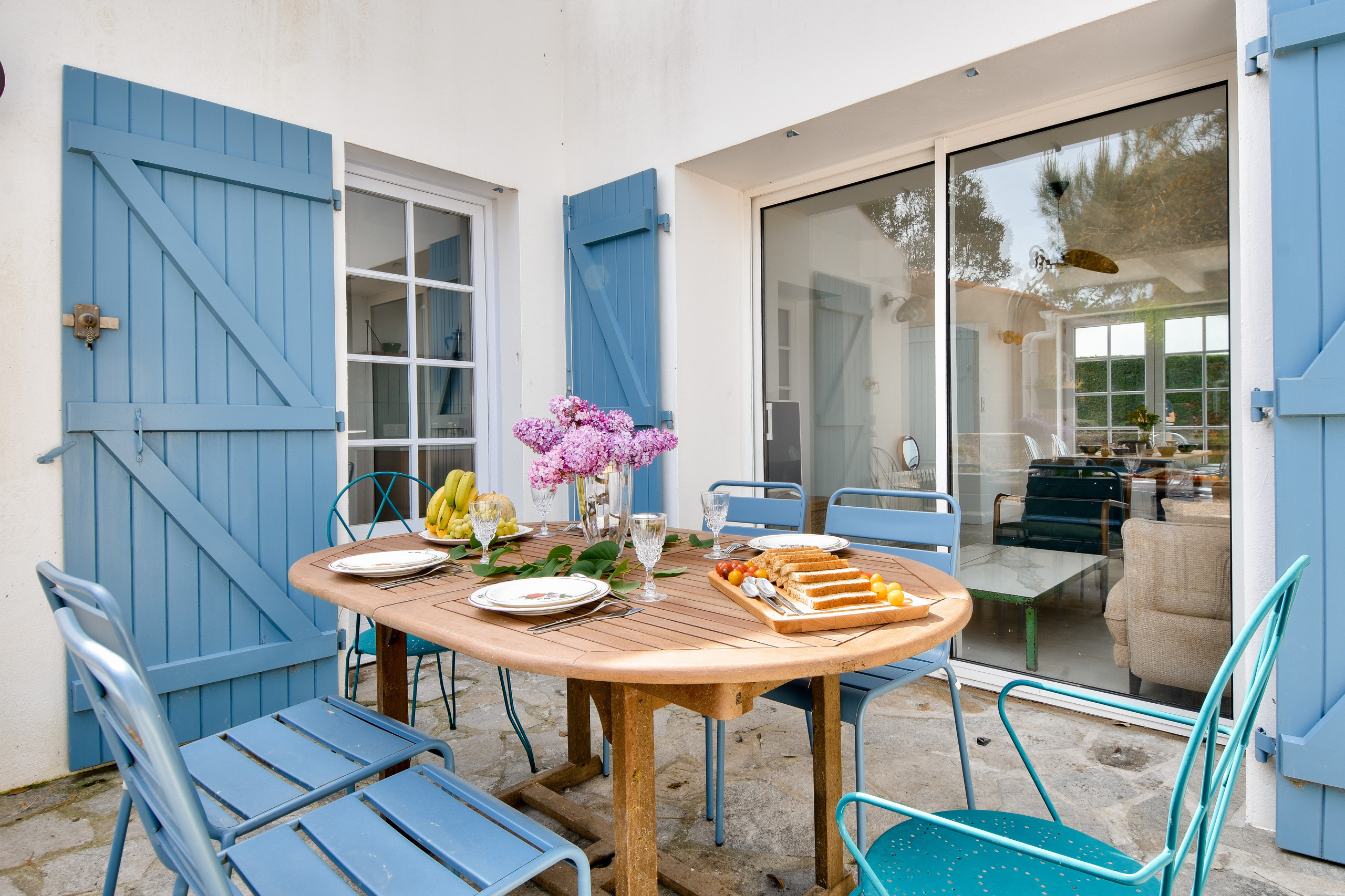  in Noirmoutier-en-l´Ile - 200m from the beach-House at Vieil-For 4-Garden