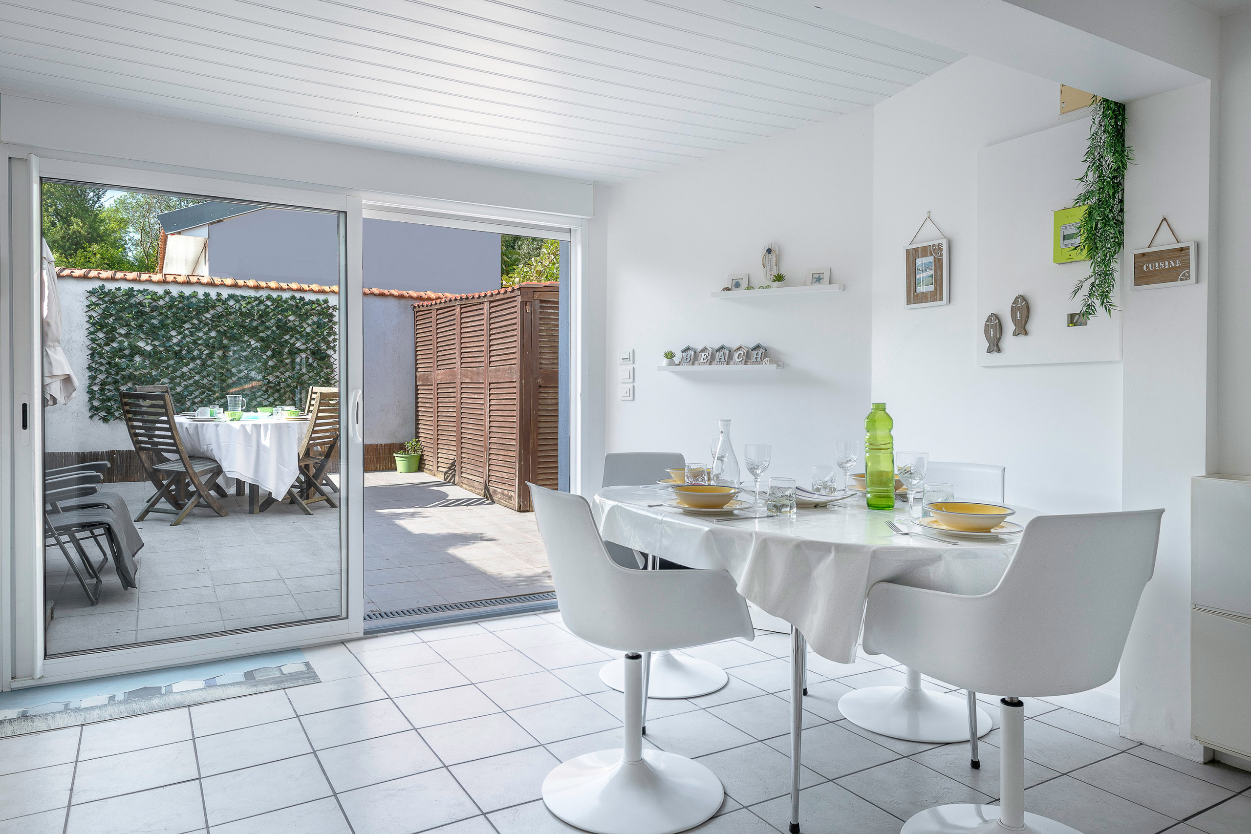  in La Plaine-sur-Mer - Sea view, beach 50m away, House for 4, terrace