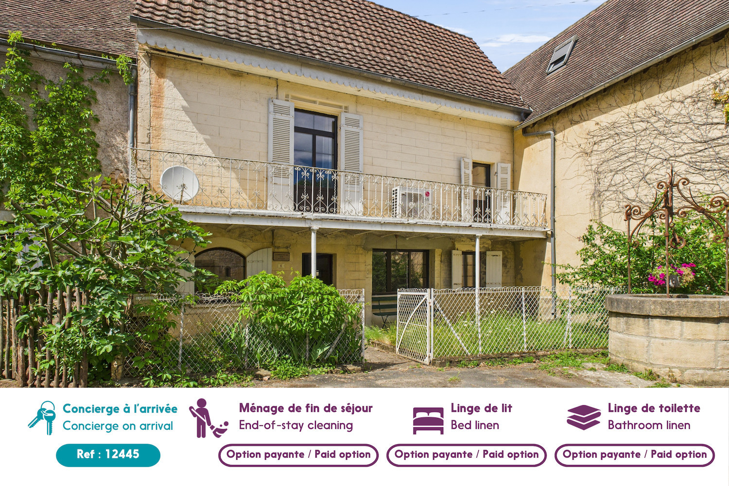  in Saint-Léon-sur-Vézère - House for 5 with outdoor courtyard in the center