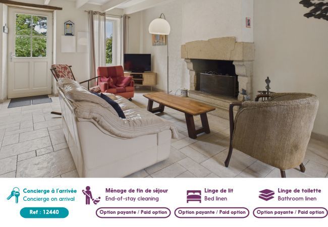House in Saint-Gildas-de-Rhuys - Breton house for 4 adults and 3 children House in Saint-Gildas-de-Rhuys - Breton house for 4 adults and 3 children