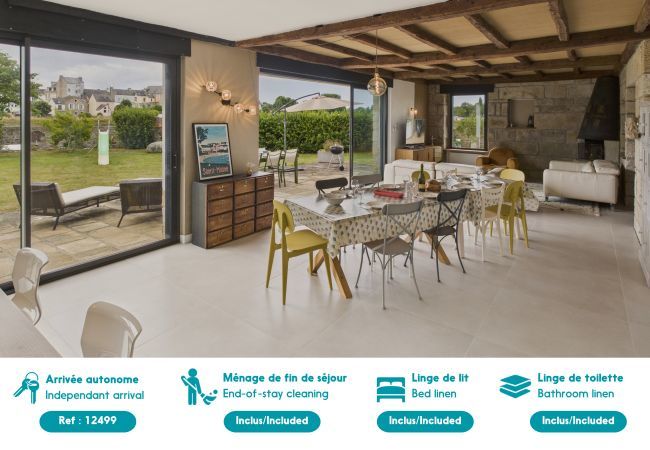 House in Pont-l´Abbé - River View – Spacious House and Garden for 10 House in Pont-l´Abbé - River View – Spacious House and Garden for 10