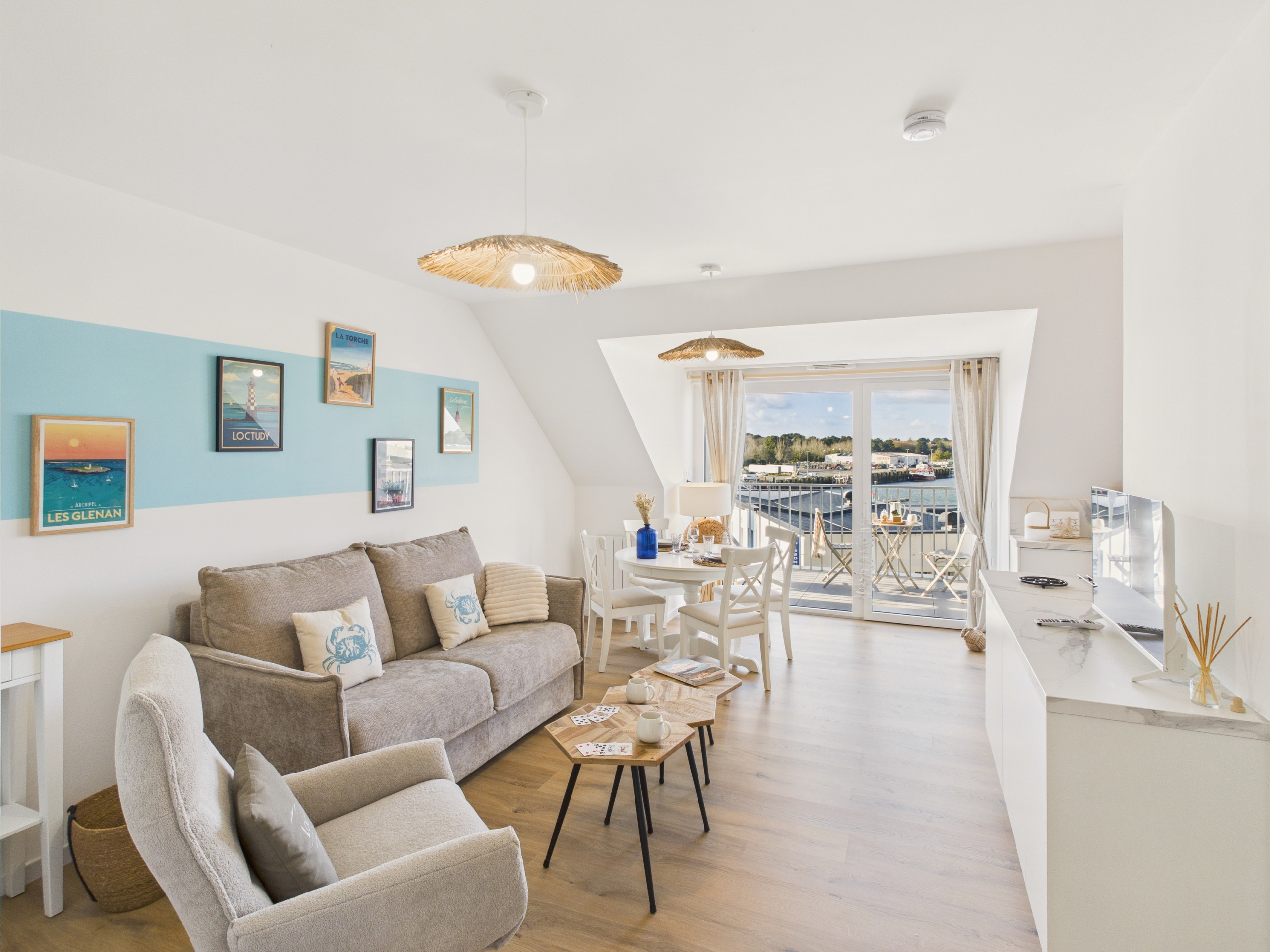  in Loctudy - Brand-new studio for 2 people – harbour view