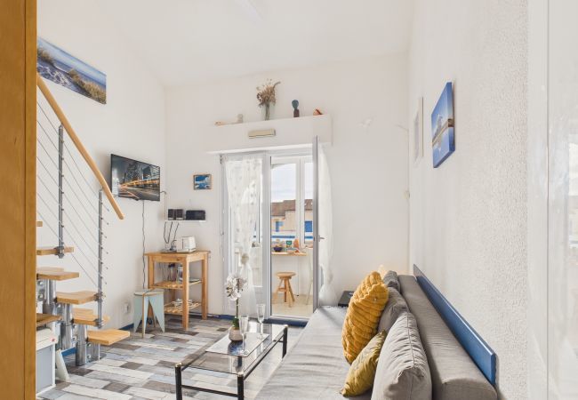 Apartment in Les Sables-d´Olonne - Sea-view apt 900m to beach for 3