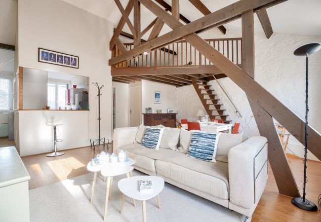 Apartment in Dinard - 400m from the beach, Dinard town centre, stay for 3