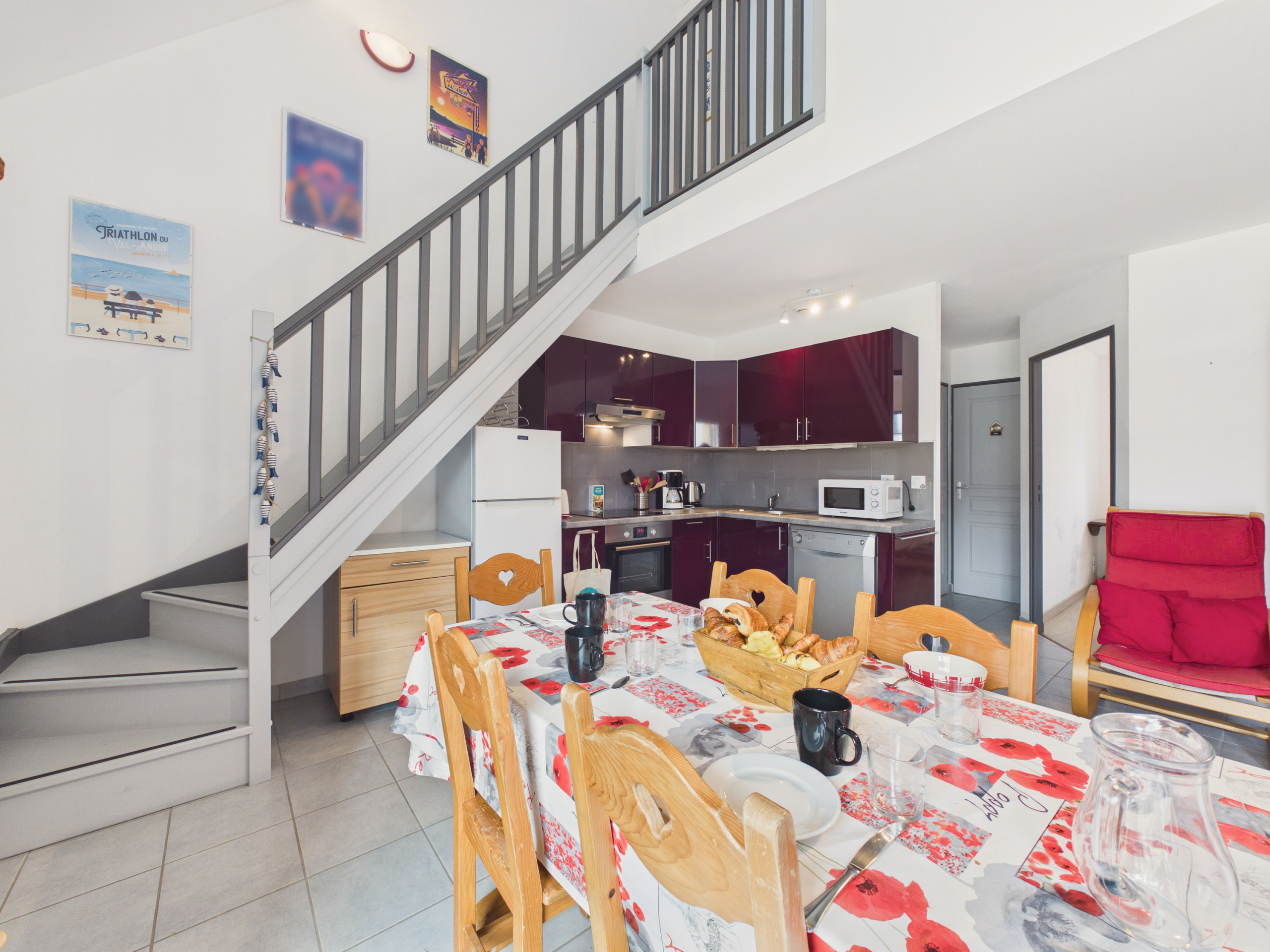  in Pléneuf-Val-André - 950 m to beach – House for 5 with garden