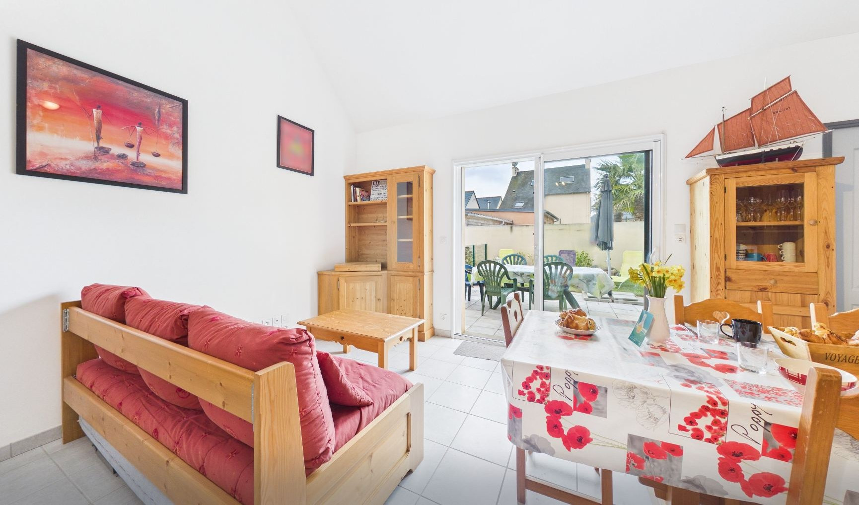  in Pléneuf-Val-André - 700 m to beach – House for 5 with garden