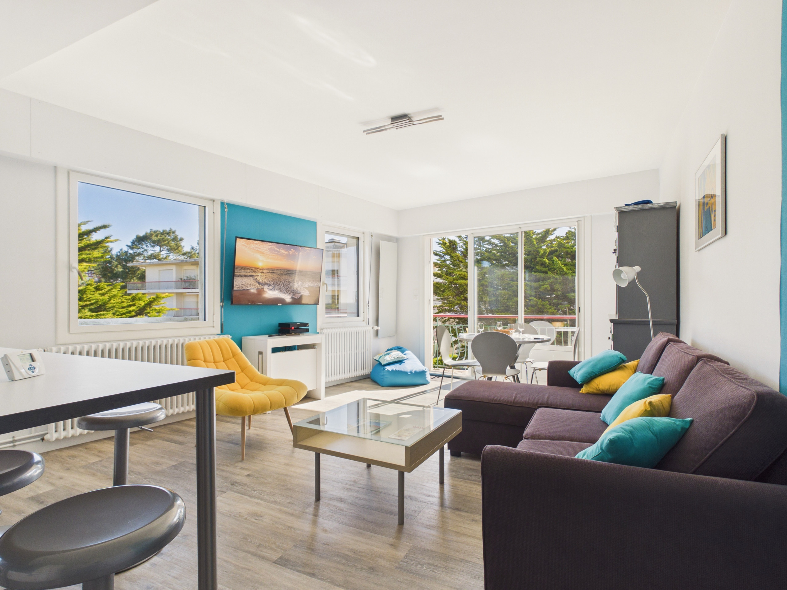  in La Baule-Escoublac - Sea view, beach 50m away, 2 adults, 2 children