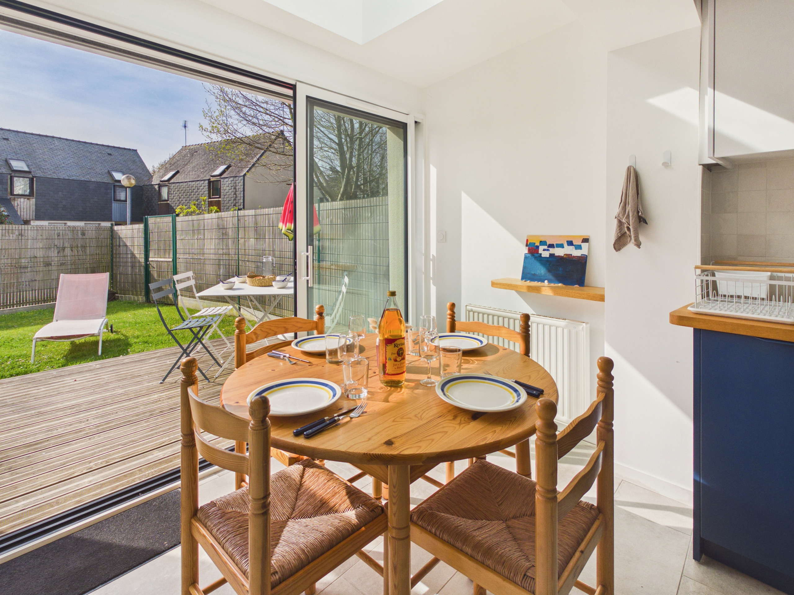  in Fouesnant - 800 m from beach, 2 adults & 2 kids, garden