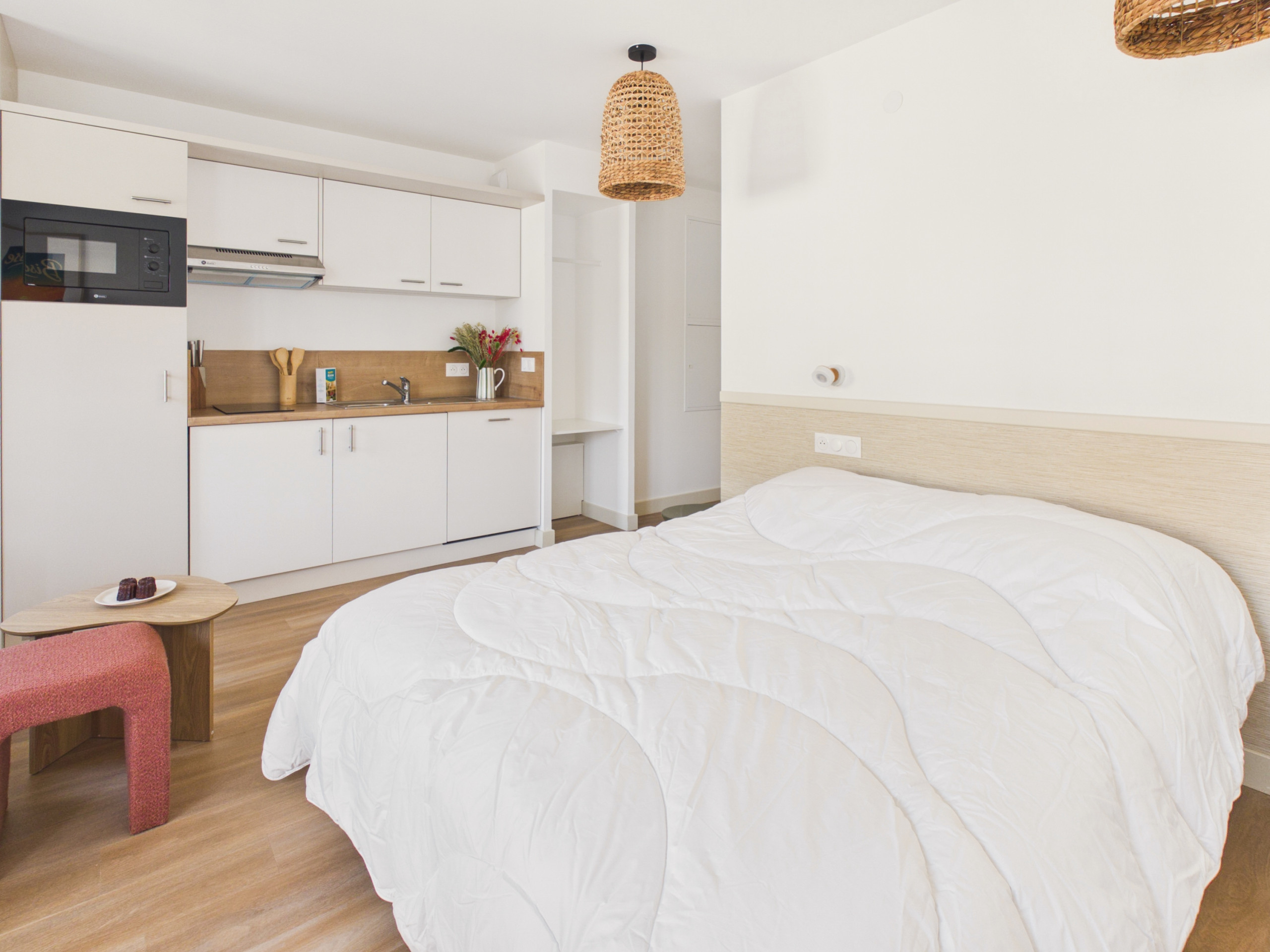  in Biscarrosse - Le Shortboard - studio for 3 - shared pool