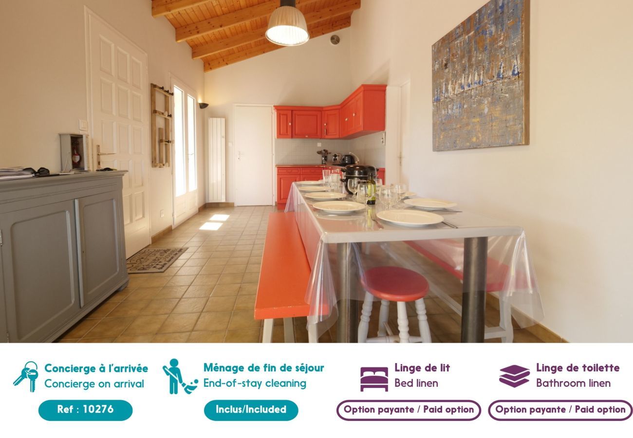 House in Bretignolles-sur-Mer - A house for 10 with garden near the sea 