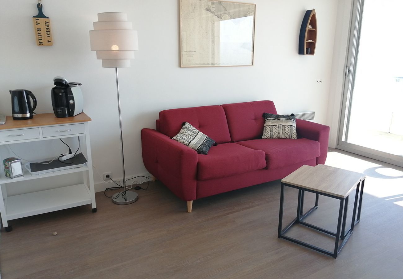 Studio in La Baule-Escoublac - Facing the sea - Balcony - Studio for 4